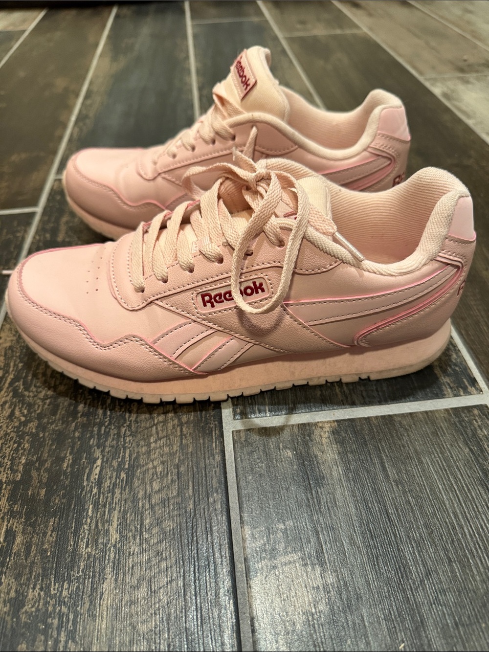 Reebok Women's Pastel Pink Retro Sneakers